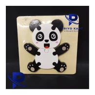 Wooden Panda Puzzle for Kids Development
