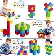 10 Colors Magnetic Building Blocks for Toddlers Set for Boys and Girls