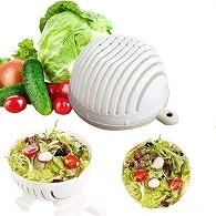 Salad cutter bowl Salad Maker make your salad in 60 second great salad tools Easy Salad Fruit Vegetable Washer