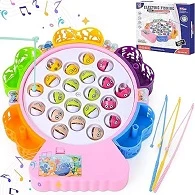 Fishing Game for Kids, Magnetic Toys Fishing Games for Kids, Electric Music Fishing Toy