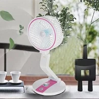 Rechargeable Folding Fan with LED Light