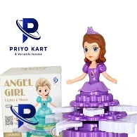 Gorgeous Rotating Dancing Little Electric Princess Doll with 3D Lights, Music and Batteries