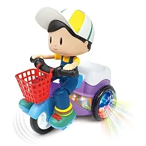 Stunt Tricycle Toys For Kids, With Amazing Light Music