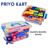 50 pcs Magnetic Balls Bars Set Kids Educational Magnetic Building Blocks Toy Boys Girls