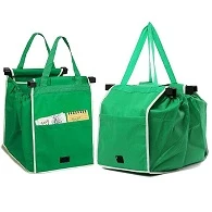 Shopping Bag Eco Friendly Trolley Thicken Cart Bags Large Capacity Foldable Reusable Cart Bag