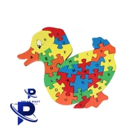 joy of gifting Hapydose Kids Gift/Birtdhay Return Gift A-Z And 1-26 Wooden 3D Duck Puzzle