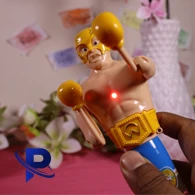 Boxing Game Transparent Candy Tube Promotional Toys For Candy Filling